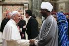 Pope Francis greets an ambassador during an audience with the diplomatic corps at the Vatican Jan.11. (CNS photo/Alessandro Bianchi, Reuters) 