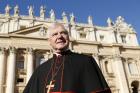 Cardinal Gerhard Muller, prefect of the Congregation for the Doctrine of the Faith, is pictured in St. Peter's Square at the Vatican in this Nov. 19, 2014, file photo. (CNS photo/Paul Haring)