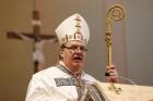 Cardinal Joseph W. Tobin of Newark, N.J., gives the homily during a Mass at which he took possession of his titular church of St. Mary of the Graces in Rome on Jan. 29. (CNS photo/Paul Haring)