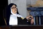 Sister Lucia dos Santos, one of the three children who saw Our Lady of Fatima in 1917, is pictured here in a 2000 photo. (CNS photo/Paulo Carrico, EPA)