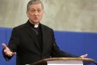 Cardinal Blase J. Cupich of Chicago at a press conference in Chicago on April 4. (CNS photo/Karen Callaway, Chicago Catholic)