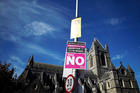Outside Christ Church (Anglican) Cathedral in Dublin on May 7. (CNS photo/Clodagh Kilcoyne, Reuters) 