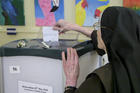 A woman religious casts her ballot May 25 in Dublin as Ireland holds a referendum on its law on abortion. Voters went to the polls May 25 to decide whether to liberalize the country's abortion laws. (CNS photo/Alex Fraser, Reuters)