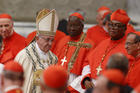 Pope Francis at a consistory to create 14 new cardinals in St. Peter’s Basilica at the Vatican on June 28, 2018 (CNS photo/Paul Haring) 