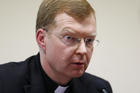 Jesuit Father Hans Zollner, a professor of psychology and president of the Center for Child Protection at the Pontifical Gregorian University in Rome, in 2015. (CNS photo/Paul Haring) 