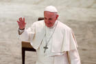 Pope Francis leads an audience at the Vatican on Nov. 30. (CNS photo/Max Rossi, Reuters)