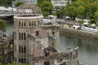 The Atomic Bomb Dome is seen in Hiroshima, Japan, Aug. 6, 2019.