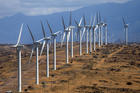 An aerial view shows the power-generating wind turbines seen at northern Kenya's Lake Turkana Wind Power Project Sept. 4, 2018, in Loyangalani, Kenya. Catholic leaders welcomed the project as good for the environment and for human development. (CNS photo/Thomas Mukoya, Reuters) 