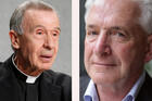 Cardinal Luis Ladaria, prefect of the Congregation for the Doctrine of the Faith, and Father Tony Flannery (CNS photo/Paul Haring/CNS photo/Irish Catholic)