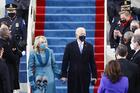 President-elect Joe Biden and his wife Jill Biden are seen at the U.S. Capitol in Washington Jan 20, 2021, before his inauguration as the 46th president of the United States. (CNS photo/Jim Bourg, Reuters)