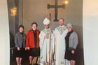 The author on his ordination day. Mary Stephen Healey, R.D.C., is pictured at right.