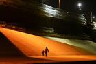 Migrants from Honduras walk toward Border Patrol agents in El Paso, Texas, to turn themselves in on March 29, 2021. (CNS photo/Edgard Garrido, Reuters)