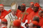 Pope Francis leaves after a consistory to create 14 new cardinals in St. Peter's Basilica at the Vatican in this June 28, 2018, file photo. The pope has updated rules for the Vatican court system so that cardinals and bishops accused of a crime can now be tried by the Vatican City court, just like priests and laypeople can be. (CNS photo/Paul Haring)