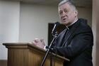 Cardinal Blase J. Cupich of Chicago speaks during a luncheon at St. Genevieve School in Chicago Jan. 30, 2020. (CNS photo/Karen Callaway, Chicago Catholic)