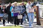 Pro-life advocates participate in a rosary procession on Sept. 19, 2020, in Hempstead, N.Y. (CNS photo/Gregory A. Shemitz)