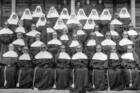 This 1898 photo provided by the Sisters of the Holy Family (SSF) shows members of the religious order of African-American nuns in New Orleans.