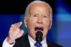 U.S. President Joe Biden speaks at the Democratic National Convention in Chicago on Aug. 19, 2024. (OSV News photo/Kevin Lamarque, Reuters)