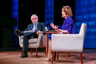 The tête-à-tête between Paul Krugman and Nancy Pelosi in Manhattan was like a documentary about a once-popular rock band. (Rod Morata/Michael Priest Photography)