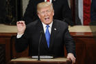 President Donald Trump delivers his State of the Union address to a joint session of Congress on Capitol Hill in Washington, Tuesday, Jan. 30, 2018. (AP Photo/Pablo Martinez Monsivais)