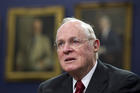 In this March 23, 2015, file photo, Supreme Court Associate Justice Anthony Kennedy testifies before a House Committee on Appropriations Subcommittee on Financial Services hearing on Capitol Hill in Washington. (AP Photo/Manuel Balce Ceneta, File)