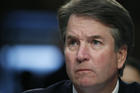 In this Sept. 6, 2018, file photo, President Donald Trump's Supreme Court nominee, Brett Kavanaugh testifies before the Senate Judiciary Committee on Capitol Hill in Washington. (AP Photo/Alex Brandon, File)