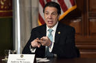 New York Gov. Andrew Cuomo, seen here at a news conference on Jan. 29, has been criticized by Catholic and pro-life leaders for signing a state law guaranteeing wide access to abortion. (AP Photo/Hans Pennink, File)