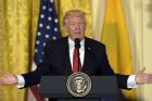 President Donald Trump speaks during a news conference at the White House on May 18, 2017. (AP Photo/Susan Walsh)