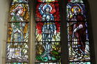 The Archangels Gabriel, Micheal, and Raphael depicted in St Ailbe's Church, in Ireland. (Wikipedia commons)