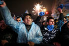  Pro-life advocates celebrate in Buenos Aires, Argentina, Aug. 9 after lawmakers voted against a bill that would have legalized abortion. The Senate voted against the bill, dashing the hopes of supporters of legal abortion in the predominantly Catholic country, homeland of Pope Francis. (CNS photo/Agustin Marcarian, Reuters) 