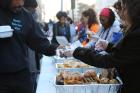 Volunteers with Catholic Charities' St. Maria's meals program in Washington, D.C. (CNS photo/Chaz Muth) 