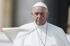 Pope Francis leaves his general audience in St. Peter's Square at the Vatican Sept. 20. (CNS photo/Paul Haring) 