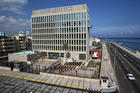 The U.S. Embassy in Havana (CNS photo/Alejandro Ernesto, EPA)