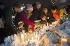 A vigil in Quebec City on Jan. 30 for victims of Sunday's deadly shooting at a Quebec City mosque. (Paul Chiasson/The Canadian Press via AP)