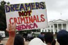 A demonstration in support of the DACA program took place in front of the White House on Aug. 15. (AP Photo/Jacquelyn Martin, File)