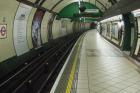 No fun allowed? The northbound Bakerloo line platform at Edgware Road