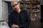 Author Junot Díaz at his home in Cambridge, Mass. 