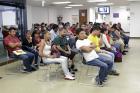 Mexican nationals at the Mexican Consulate General in Miami, which is offering legal assistance centers in response to President Donald Trump's measures to deport undocumented migrants. (AP Photo/Alan Diaz)