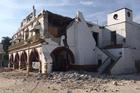 The Jojutla Municipal Palace, in Morelos State, was heavily damaged by last week’s earthquake in Mexico. (AP Photo/Carlos Rodriguez)