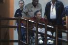 A December 2011 photo of Panama ex-dictator Manuel Noriega at El Renacer Prison outside Panama City. (AP Photo/Esteban Felix, File)