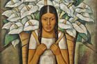 Ramos Martinez, ‘Calla Lily Vendor’ (photo: The Whitney Museum of Art)