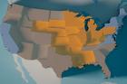 When it comes to population growth, the United States has two regions. The Frontier (gray-colored states in the West and the Southeast) attracts native-born U.S. citizens from other states. The Gateway (blue-colored states in the Northeast and California) depends on international immigration for population growth. The Great Interior (orange-colored states) gets relatively few newcomers, and population growth depends on the birth rate.