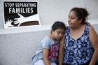 A mother and daughter in Los Angeles react after the U.S. Supreme Court issued a split ruling June 23 blocking President Barack Obama's executive actions to temporarily stop deportations. (CNS photo/Eugene Garcia, EPA) 