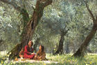MOTHER AND CHILD. Sara Lazzaro as Mary and Adam Greaves-Neal as Jesus in “The Young Messiah”