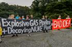 They Walk the Pipeline. Demonstrating against AIM in August. © Erik McGregor
