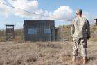 Camp X-Ray, now abandoned, where the first detainees were held in 2002