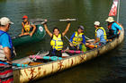 Arrival at Kahnawake on Aug. 15. Photo courtesy of Dominik Haake.