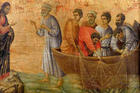 The Miracle of the Catching of Fish. Duccio (14th C.). Courtesy of Wikimedia Commons.