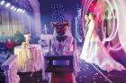 AT YOUR SERVICE. A robot, invented for restaurant service, serves as a bridesmaid at a wedding in Tianjin, Nov. 1, 2015.