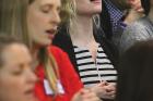 A HOMECOMING. People sing during a Mass for young adults at St. Patrick’s Cathedral in New York, Dec. 10.