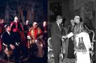 A Solemn Handshake Between Pope and President, Paul VI and John F. Kennedy, July 2, 1963